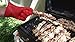 Kitchen & BBQ Tool Set- Heat Resistant Silicone Gloves for Cooking, Grilling Barbecue, Baking. Durability For Temperatures Up To 425 F° includes Tongs with Silicone Tips-Meat Claws-Silicone Spatula