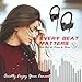 Bluetooth Headphones, Wireless Sport Earphones Over-Ear Waterproof Earbud Behind-Ear Headset, Crystal Clear Sound with Strong Heavy Bass 8 Hours Play, IOS Android Compatible, Hands-Free Calling Mic