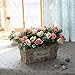 hyxflower Artificial Silk Rose Wedding Flowers Floral Arrangements Fake Flowers Table Centerpieces Gift For Home Kitchen Garden Living Room Hotel Office Party Decorations