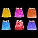 Newcreativetop 7pcs Kid's Flowered Green Luau Hula Skirts
