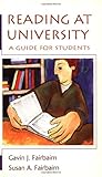 Reading at University, Fairbairn, Gavin J. and Fairbairn, Susan, 033520385X