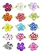 HipGirl Cute Puppy Supplies Dog Accessories for Small Dogs,Dog Hair Flower Clips,Dog Hair Bows for Small Dogs,Pet Hair Accessories Bows for Dogs,Pet Grooming Products-8ct 1.75