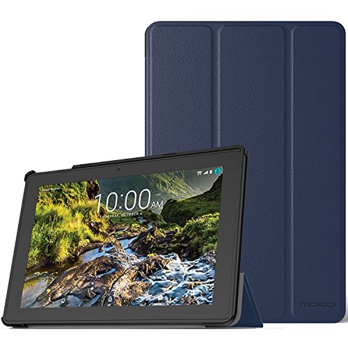 MoKo Ellipsis 10 HD Case 2017 Release - Ultra Lightweight Smart Slim Shell Stand Cover with Auto Sleep / Wake Function for 10-Inch Verizon Ellipsis 10 HD (QTAXIA1) Tablet, INDIGO
