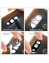 emien trasera cámara trasera cubierta de lente de vidrio con calcomanía Repuestos para LG G5 h820 H830 vs987 ls992