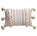 Boho Pillow Covers Decorative Pillow Throw Boho Pillow Tassel Sham Couch Pillowcase Cushion Covers,12