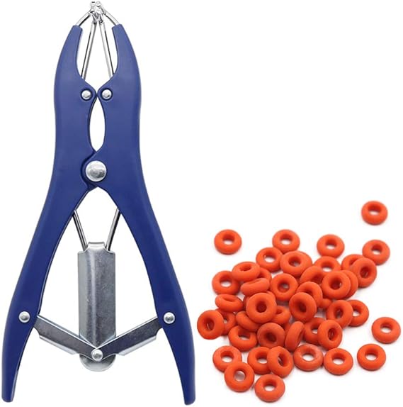 100 Gummiringe Für Tiere - Kastration & Schwanzentfernung