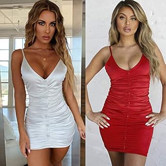 vestido vermelho com decote