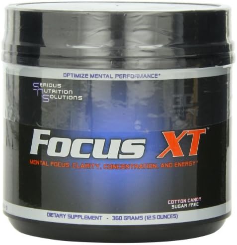 Serious Nutrition Focus XT, Cotton Candy ,Fat Free 30 servings by Serious Nutrition Solution