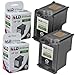 LD Remanufactured Ink Cartridge Replacement for HP 94 C8765WN (Black, 2-Pack) Compatible with PhotoSmart 2605 2608 2610 2610v 2610xi 2613 2710 2710xi 7850 8150