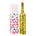 HUAFA Wine Bottle Lights (Golden Bottle), Rechargeable USB Powered, Decorative Lights for Party, Home Decor, Christmas, Halloween, Wedding, Bars(Warm White 1 Pack)