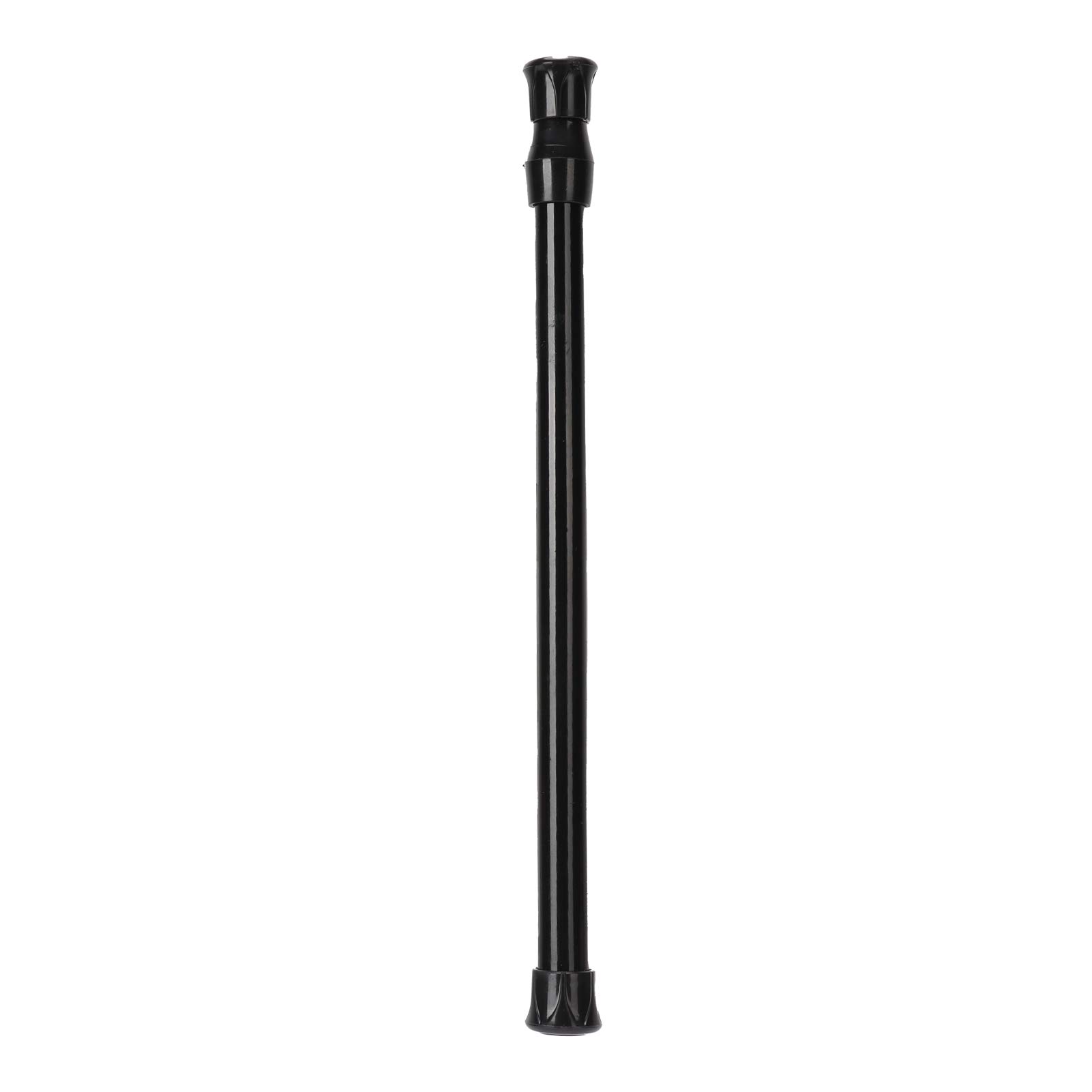 AUNMAS Telescopic Spring Tension Rod, 25‑40cm High Carbon Steel Curtain Rail Black Adjustable Tension Window Curtain Rod No Drilling Non Slip Foot Black Small Curtain Pole for Windows Kitchen Bathroom