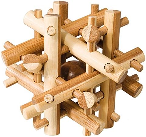 Fridolin 17492 Brainteaser Puzzle Bamboo Level 2 Hard Toy – January 1, 2013