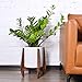 Plant Stand Mid Century Wood, Flower Pot Holder Display, Potted Rack Rustic Decor, Up to 10 Inch Planter (Planter NOT Included), Brown – Dark Walnutthumb 2