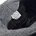 Retro Women Floral Trimmed Wool Blend Cloche Winter Hat (Angola-black)