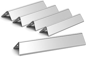 FLAMEDUTY Replacement For Weber Spirit 2 Grill Parts,7636 Grill Parts 15.3 Inch Stainless Steel Flavorizer Bars For Weber Spirit I & Ii 300 Series,Spirit E310 E320 E330 S310 S320 S330 With Front Control Knobs