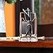 Home-X Acrylic Pen Holder – Multipurpose Clear Acrylic Makeup Brush Holder with Wide Opening and Stable Base for Eyeglasses, Pencils, Tools – Ideal for Desk, Vanity, Bathroom Storage