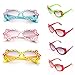 Weixinbuy Kids Love Printed UV Protection Sunglasses Transparent