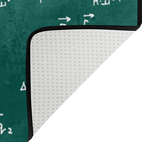 WellLee Area Rug,Electric Magnetic Law Theory Physics Mathematical Floor Rug Non-Slip Doormat for Living Dining Dorm Room Bedroom Decor 31x20 Inch - Thumbnail 2
