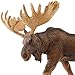 Papo Standing North American Moose Toy Figure, Multicolor