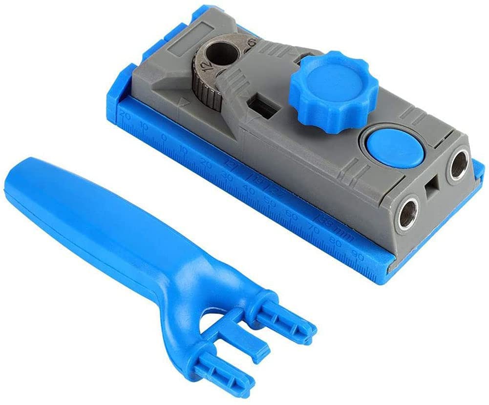 CENPEK Pocket Jig Drill Guider 6 8 10 12 mm Mini Hole Drilling Guide Wood Doweling Joint Woodworking Carpentry Locator Tool