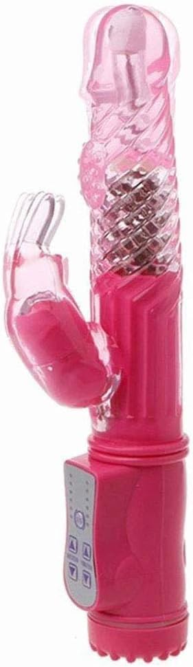Magic Wand Rabbit Body Msaager - 12 Speeds Rotating Versatility Wand for Women Pink