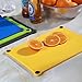 IDDOMUM Plastic Cutting Board (4-Piece Set) for Kitchen, BPA Free, Double-Side Design, Work with Dishwasher, Non-Slip Feet and Non-Spill Edges
