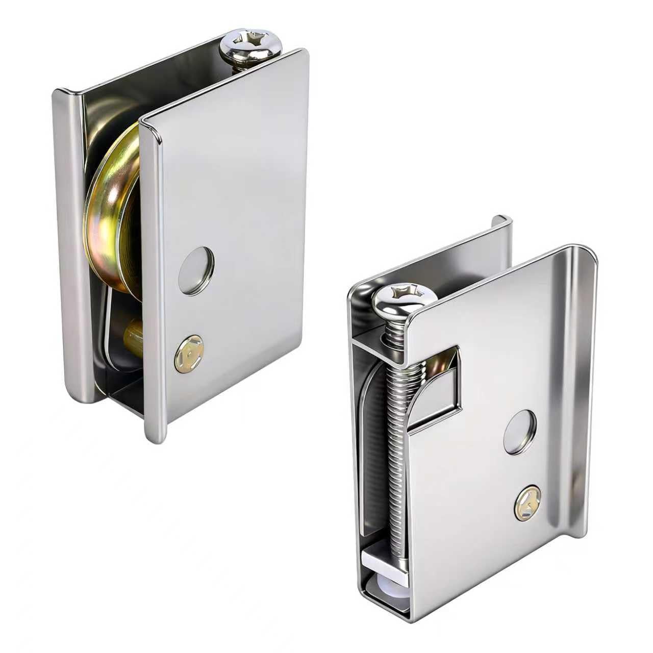 Photo 1 of 0C5Y00P0 Sliding Patio Door Rollers (2-Pack) | Compatible with P-Ella/Pella Doors | 1-1/2" Steel Ball Bearing, Adjustable Height Replacement