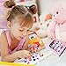SWARKOL 24pcs Children Kids Little Girl Adjustable Jewelry Rings in Box, Girl Pretend Play and Dress Up Rings, Little Girls Gift, Valentine's Day Gift
