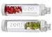 Zenfuze 3-in-1 Fruit Infuser Water Bottle with Flip Top Locking Lid, Clear (27 Ounce)