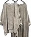 Yesno TG2 Women Crop Tops Blouse Casual Retro Loose Fit Oil Dyed Split Hi-Low Hem