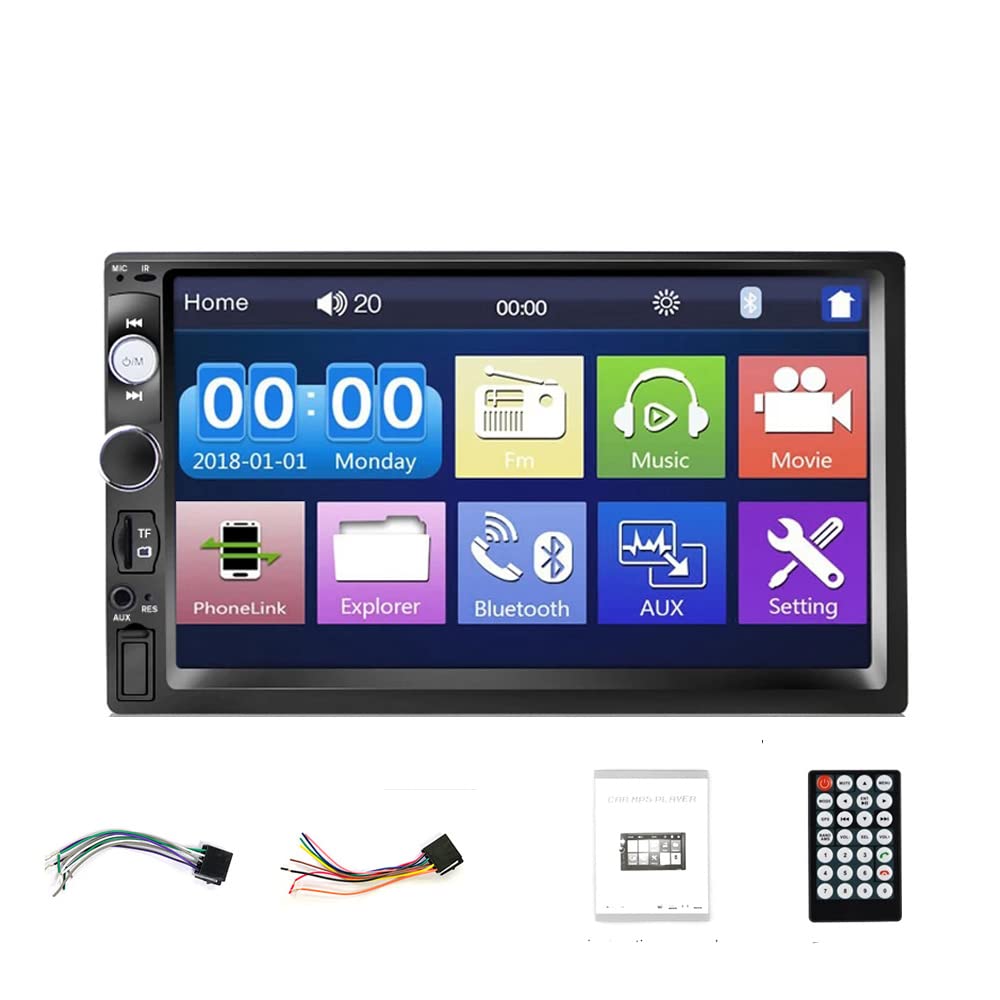 BOOMBOOST Autoradio Car radio Multimedia MP5 MP4 Player 2 Din Bluetooth Stereo FM Steering Wheel Control for Android and IOS Screen Mirroring