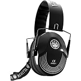 Beretta Unisex Adult Safety Pro Earmuff | Compact 25dB SNR hearing protection headset, competition range shooting