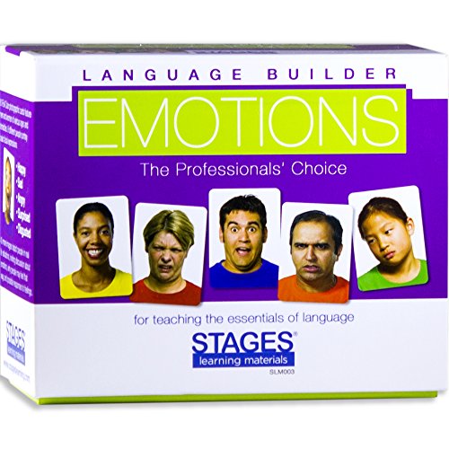Stages Learning Materials Language Builder Emotion Picture Cards Expressions, Conversation, and Situation Photo Cards for Autism Education, ABA Therapy