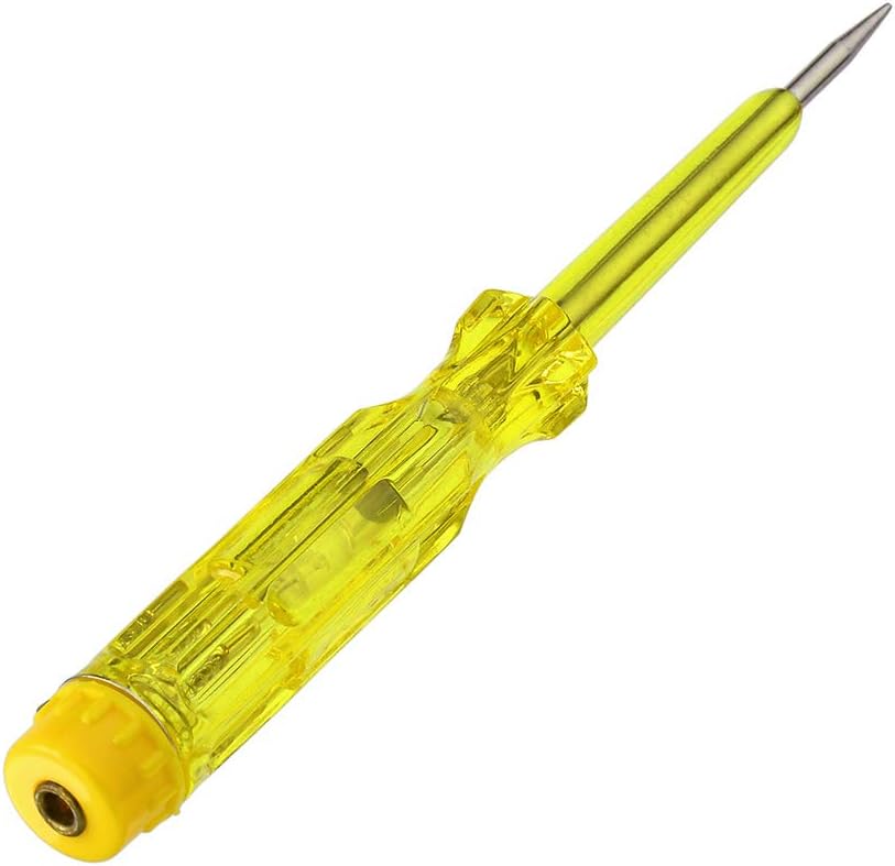 Eightwood Motor Car 6V-24V Pen Electric Tester Mains Tester Screwdriver Electrical Tester Screwdriver Electric Pen Tester Motor Car Voltage Tester Pen Test Probe Leads 6V 12V 24V Neon Electrical - Image 5