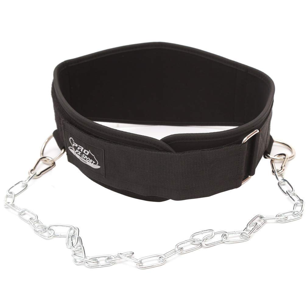 Weighted Triceps Dips Squat JuanFU 2 in 1 Nylon Weight Lifting Belt and Dip Belt with Heavy Duty