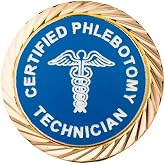 awardshere.com Certified Phlebotomy Technician Lapel Pin