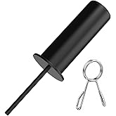 Fit4Fun 8MM/10MM Weight Stack Pin with Spring Clip Collar | 200 LBS Weight Capacity; Premium Steel Construction; Home &amp; Commercial Gym Compatible