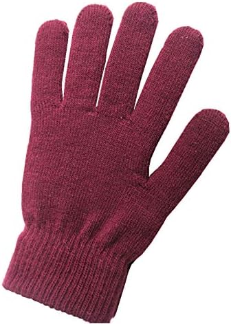 Women's Gloves Ladies Magic Knit Gloves Solid Colors