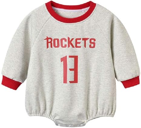 Amazon Co Jp ロケット 13長袖の子供用ワンピースジャージー ヘアバンドクロールジャージー 快適で コットン生地 0 3歳 Grey 90cm ホーム キッチン