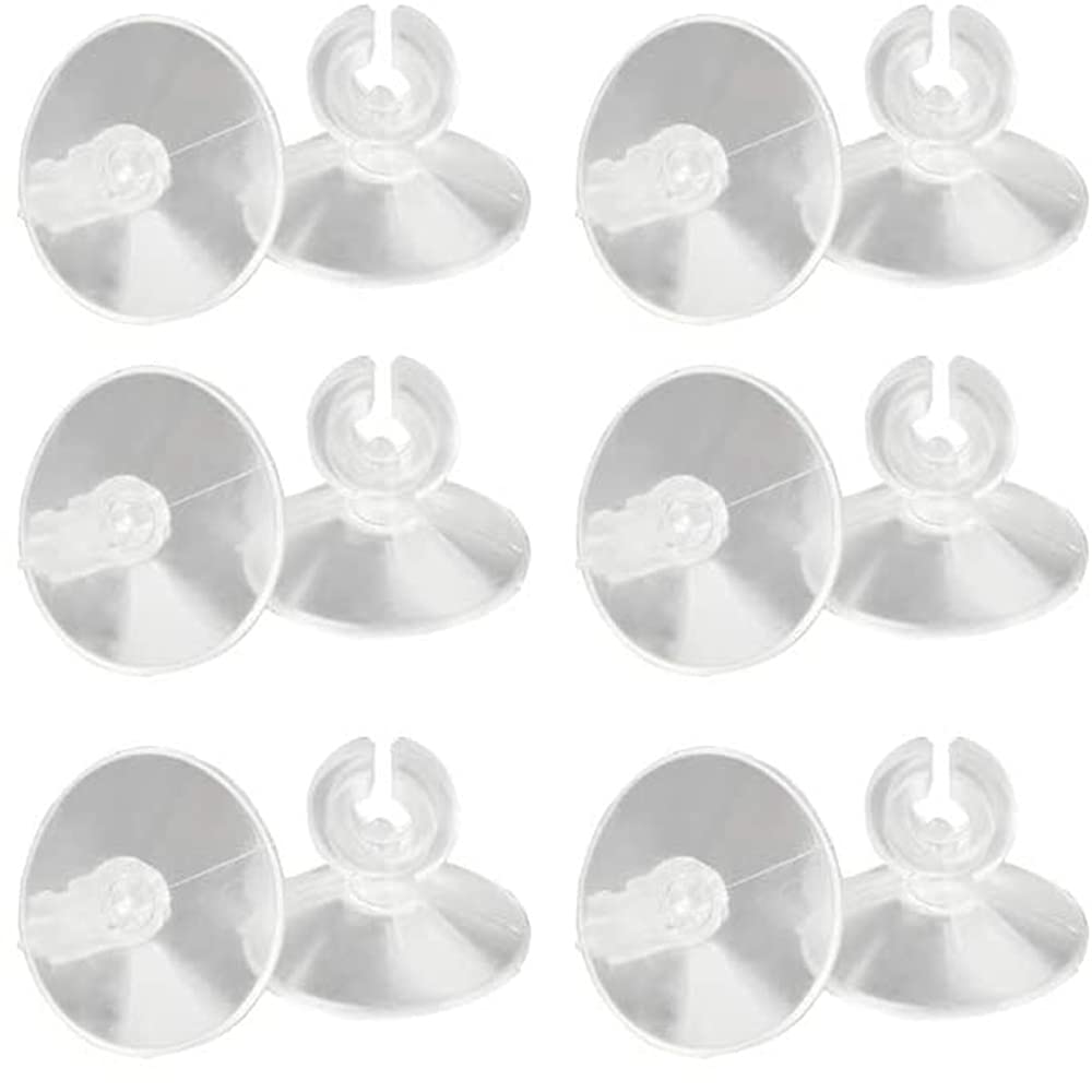 40Pcs Aquarium Fish Tank Suction Cups Clear Aquarium Suction Cups Plastic Fish Tank Hose Clamps Fish Tank Holders Clips for Fish Tank Tubing(Clear)