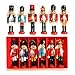 vLoveLife Wooden Christmas Nutcrackers Ornaments, 6pcs Nutcracker Soldier Figurines For Christmas Tree Ornaments, Christmas Decorations Home Party Decor