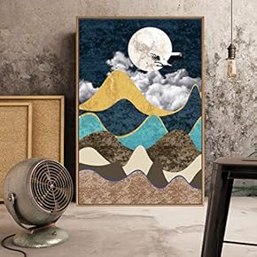 Framed Home Artwork Abstract Scenery for Living Room Bedroom