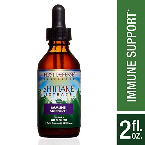 Host Defense - Shiitake Mushroom Extract, Naturally Supports Immune Response, Non-GMO, Vegan, Organic, 60 Servings (2 Ounces)