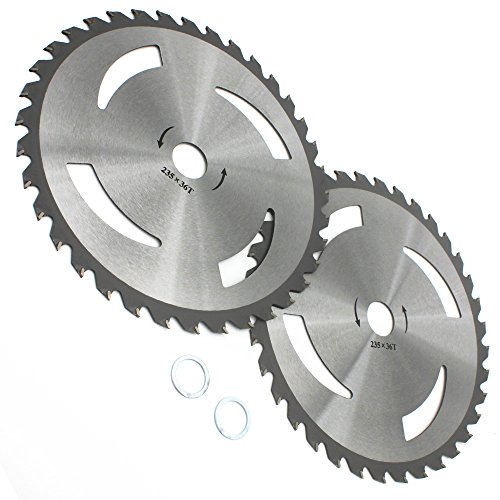 image for KIPA 2-Pack Brush Cutter Trimmer Blades Carbide Tip 9