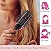 Anmire One Step Hair Dryer Brush, Hot Air Blower Brush Styler, Upgrade Feature Interchangeable Anti-scald Negative Ion Hair Straightener Curler Brush with Smooth Frizz for All Hairstyle, H0001thumb 1