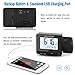 MARTR Digital Projection Alarm Clock with Dual Alarms Travel