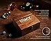 iiiMY Whiskey Stones and Glasses Gift Set, Whiskey Rocks Chilling Stones in Premium Handmade Wooden Box Cool Drinks without Dilution Whiskey Glasses Set of 2, Gift for Dad, Husband, Men