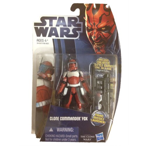 Star Wars The Clone Wars Clone Commander Fox Action Figure