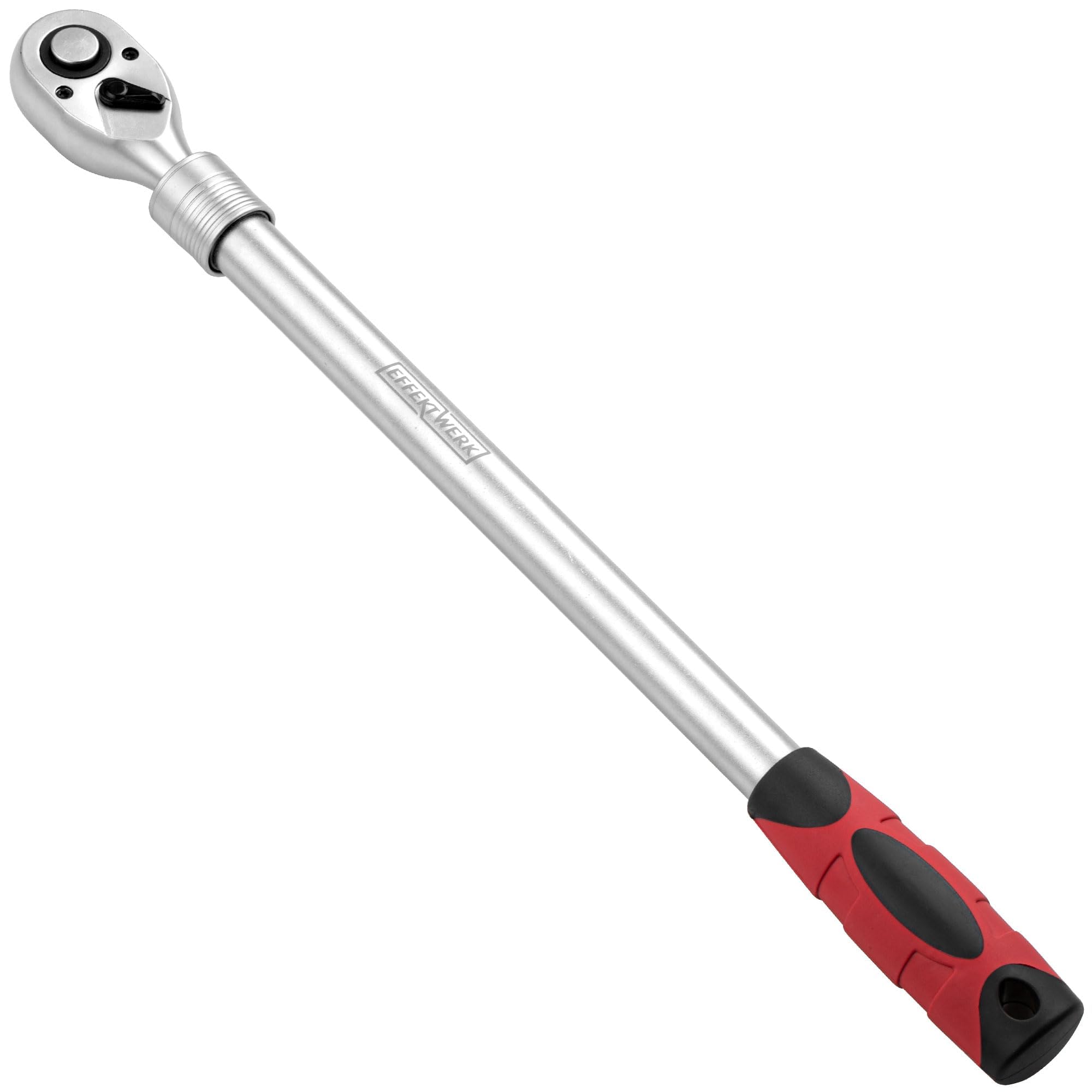 EFFEKTWERK - Telescopic Ratchet - 1/2 Inch Drive, 72 Teeth - Extendable Handle 46-60 cm - with 6 Locking Positions - Torque 660 Nm