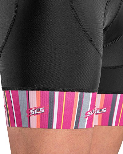 image for SLS3 Womens Triathlon FX Tri Bike Shorts | 6 inch Black | Super Comfy 